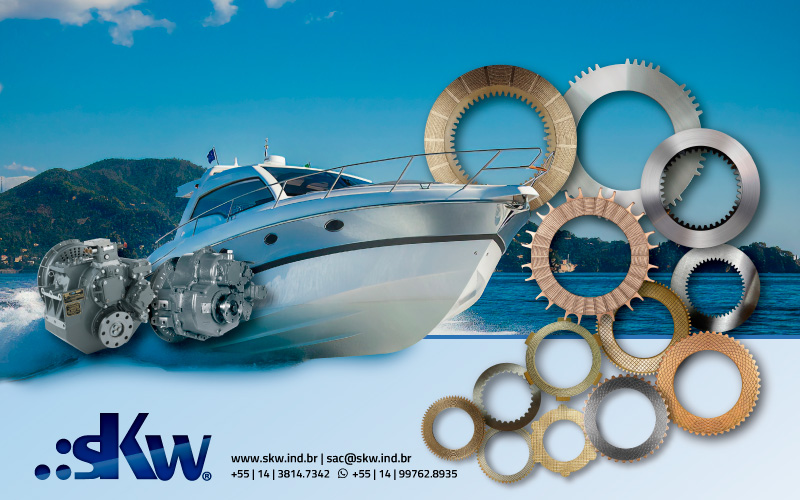 Completa Solução em Discos de Aço e Fricção para Reversores e Equipamentos Navais