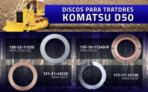 DISCOS-KOMATSU-D50