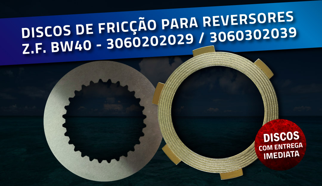 Discos de Fricção/Lamelas para Reversores Marítimos ZF BW40